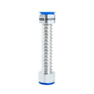 Pool Fellows 304 Stainless Steel Corrugated Pipe, Bellows Hose, Metal Flexible Tube