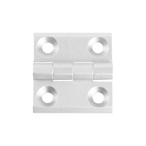 Pool Fellows Metal Fordable Butt Door Hinge, Silver Cabinet Hinge, Aluminum Alloy Torque Adjustable Damping Hinge