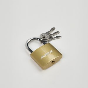 PA.PACK ALL Mental Padlock with Keys