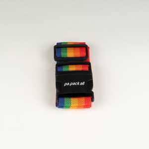 pa.pack all Adjustable Luggage Strap, Colorful Suitcase Belt
